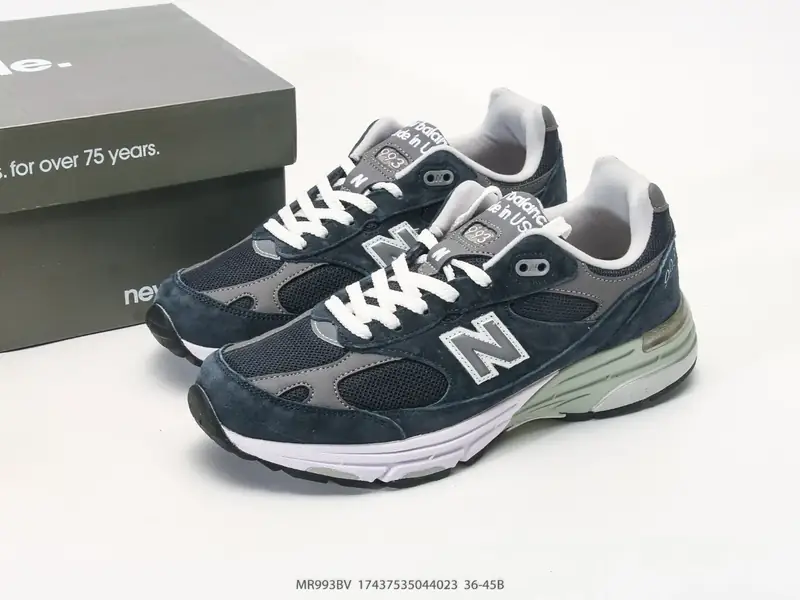 New Balance新百伦NB Made in USA MR993系列美产血统经典复古休闲运动百搭老爹跑步鞋 MR993NV #17437535044023